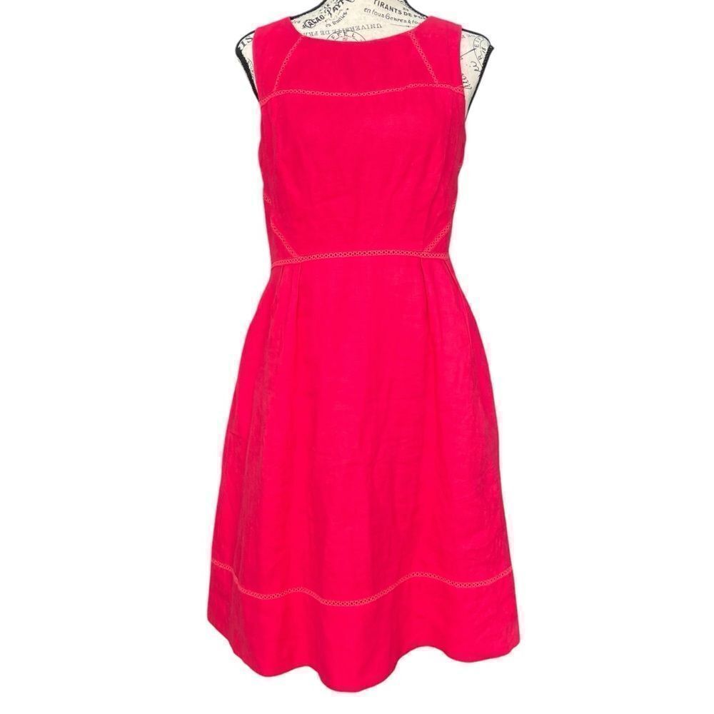 Boden Pink Fit and Flare Cocktail Dress in US size 4R